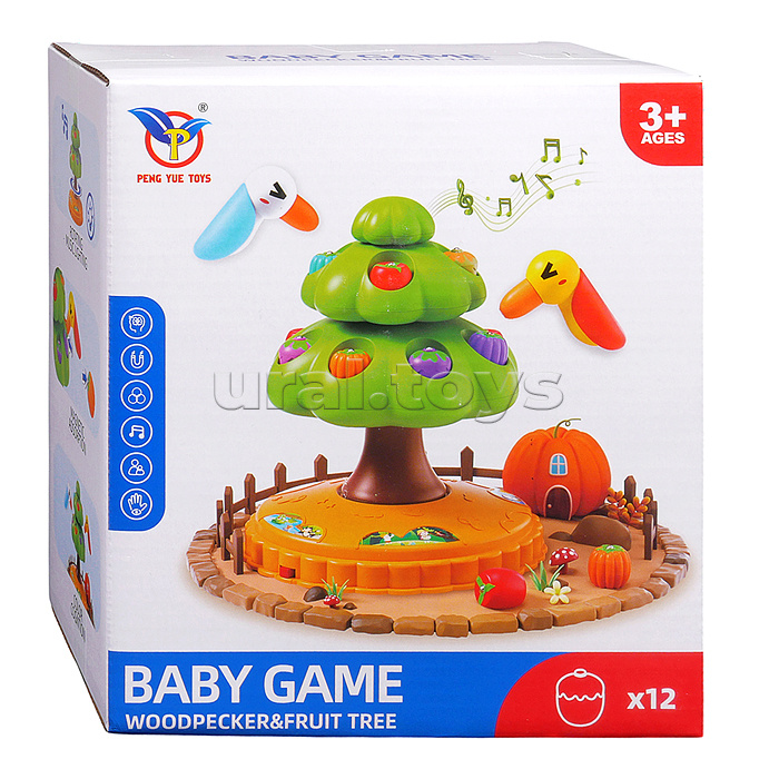 Игрушка развивающая "Музыкальное дерево" в коробке