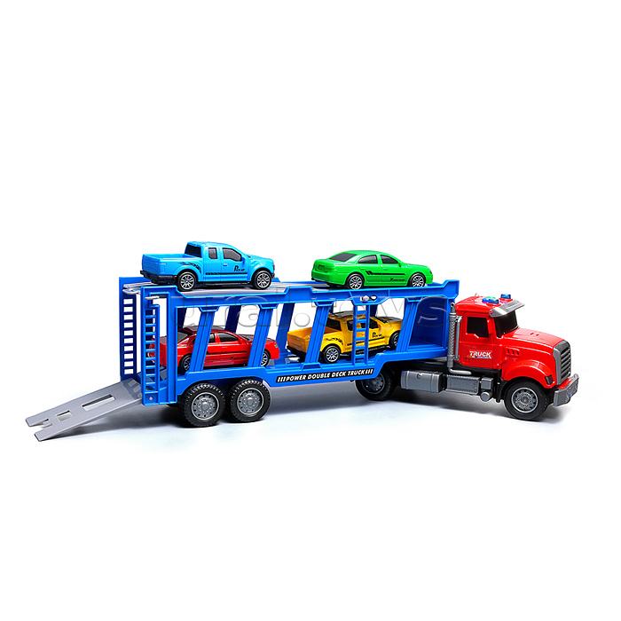 Машина "Автомобилевоз" (свет, звук) в коробке