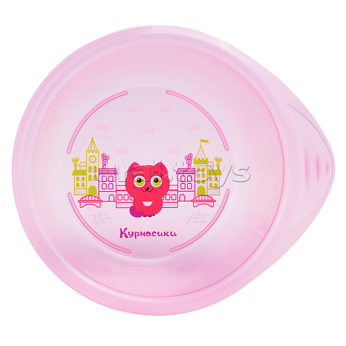 Тарелочка детская для первых блюд на присоске, ассорти,