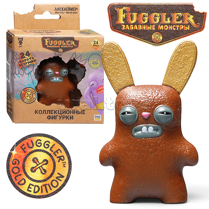 Коллекционная фигурка Синий Весельчак, 1 шт. в коробке с окном, Fuggler Gold Edition