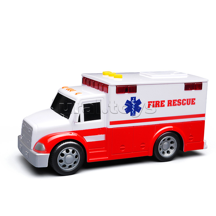 Набор машин "Спасатели" 1:32 (свет, звук) в коробке