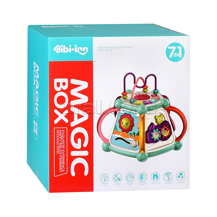 Бизиборд "Кубик" в коробке