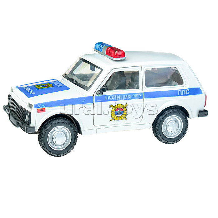 Машина "Автопарк. Полиция" на батарейках, в коробке Машина "Автопарк. Полиция" на батарейках, в коробке