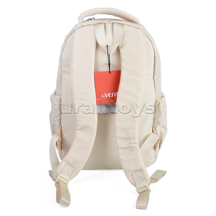 Рюкзак "Modern Concept Soft" подростковый 42x31x20 см (18 л) 500 г, текстильный, 1 отделение на молнии с уплотненным отделением для ноутбука до 15 дюймов и книг, бежевый Рюкзак "Modern Concept Soft" подростковый 42x31x20 см (18 л) 500 г, текстильный, 1 отделение на молнии с уплотненным отделением для ноутбука до 15 дюймов и книг, бежевый