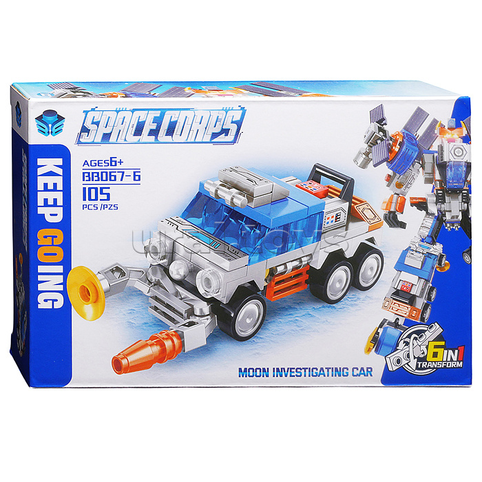 Конструктор "Космический воин" (644 дет.) в коробке