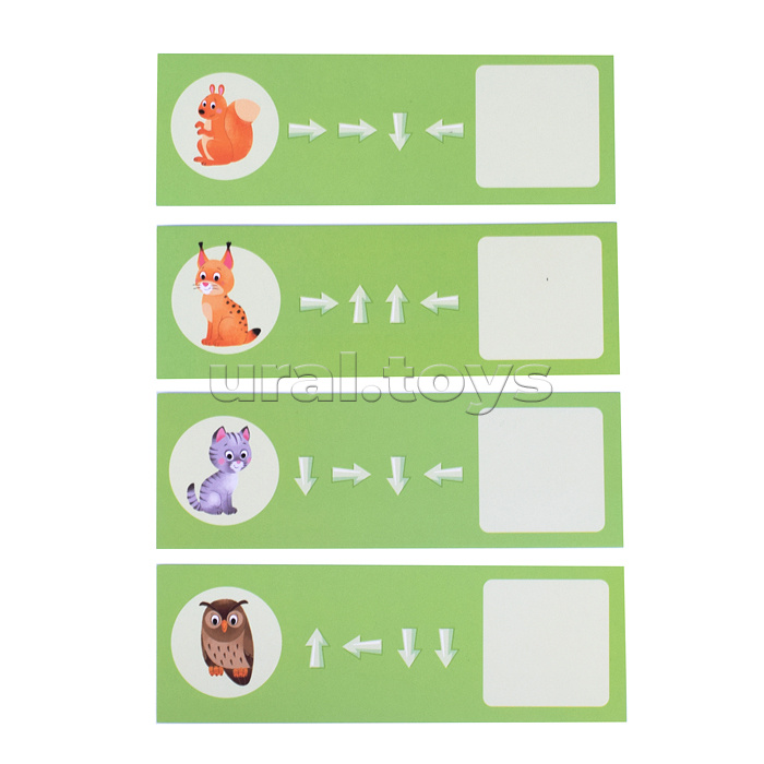 Игра настольная. IQ-стрелки. Животные. Серия Играй с умом.