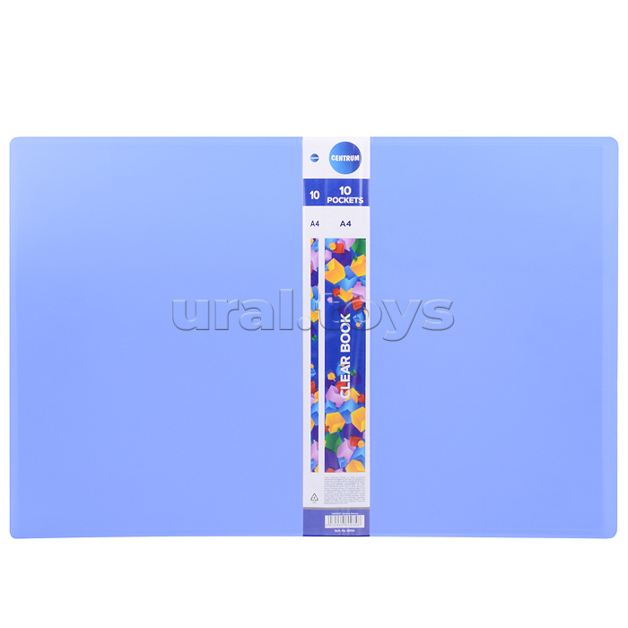 Папка-файл с 10 вкладышами микс цвета