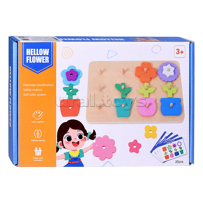 Игра развивающая "Цветочки"