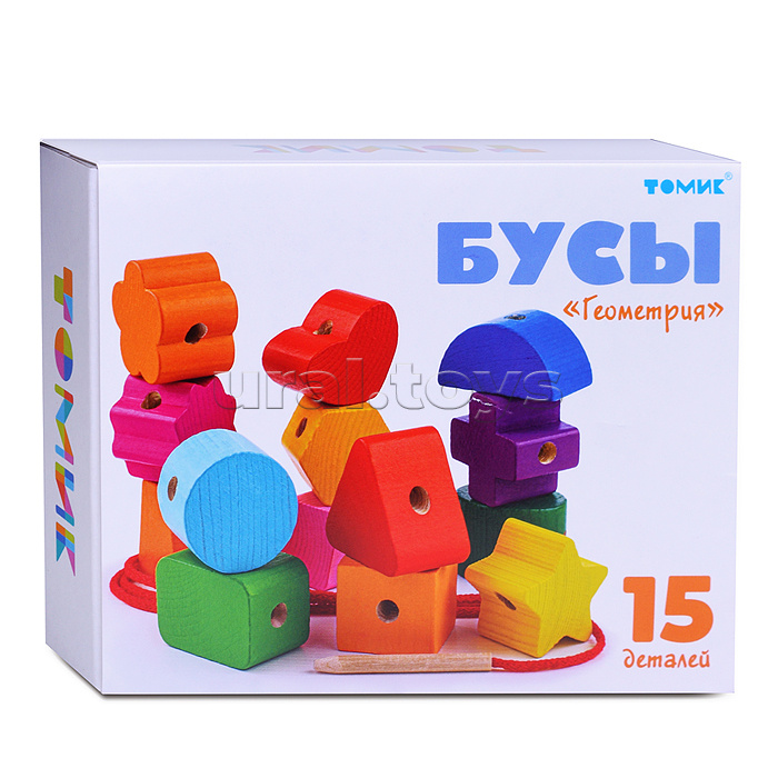 Счетный материал "Первые Бусы" Геометрия (15 дет.)