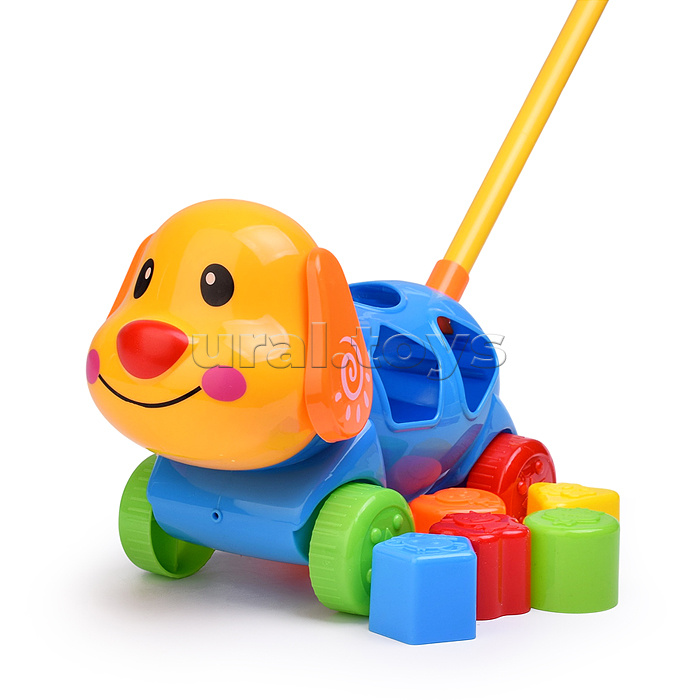 Каталка 9201 "Собака" (головоломка с блоками) в пакете