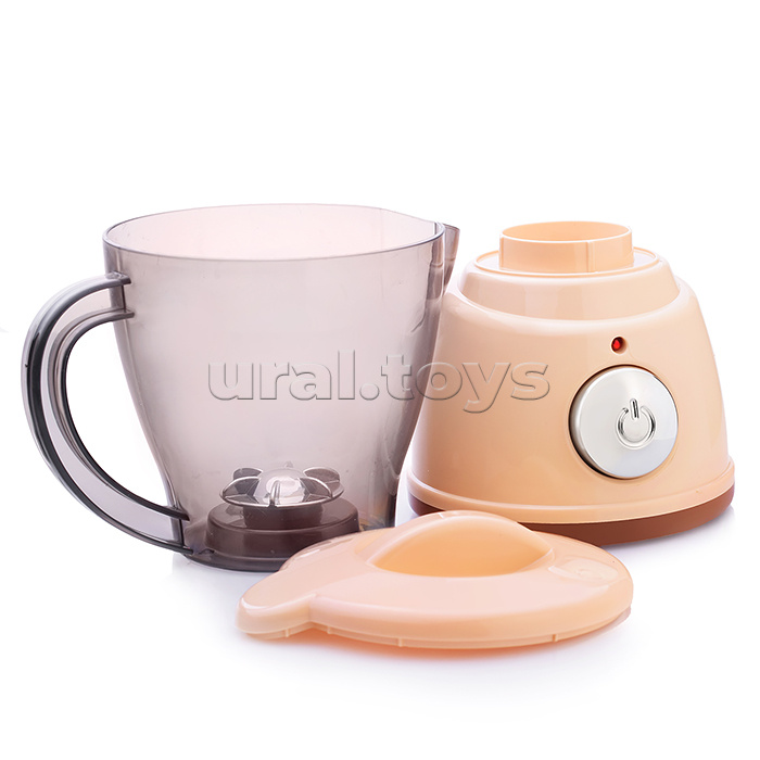 Бытовая техника "Соковыжималка" с набором продуктов, бежевый, (свет, звук) в коробке