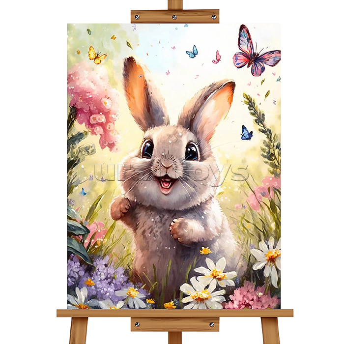 Набор для рисования "Картина по номерам 30х20 см. Кролик"