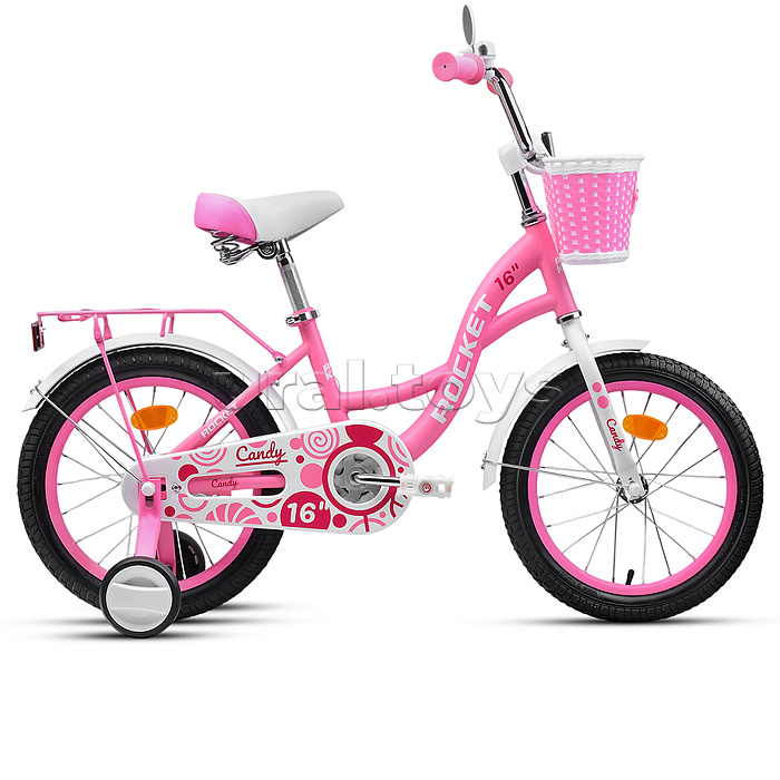 Велосипед 16" Rocket Candy, цвет розовый