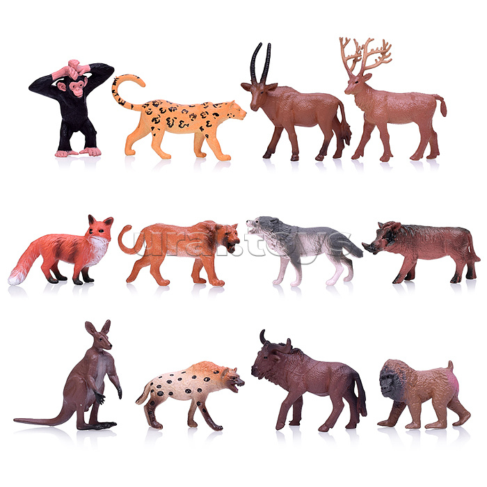 Набор животных "Африка" в пакете