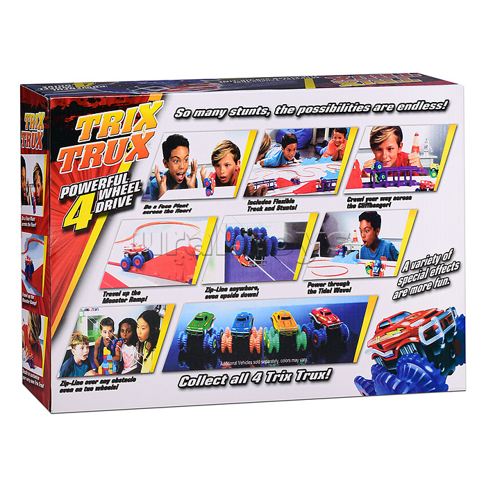 Машина-трюкач на батарейках, в коробке