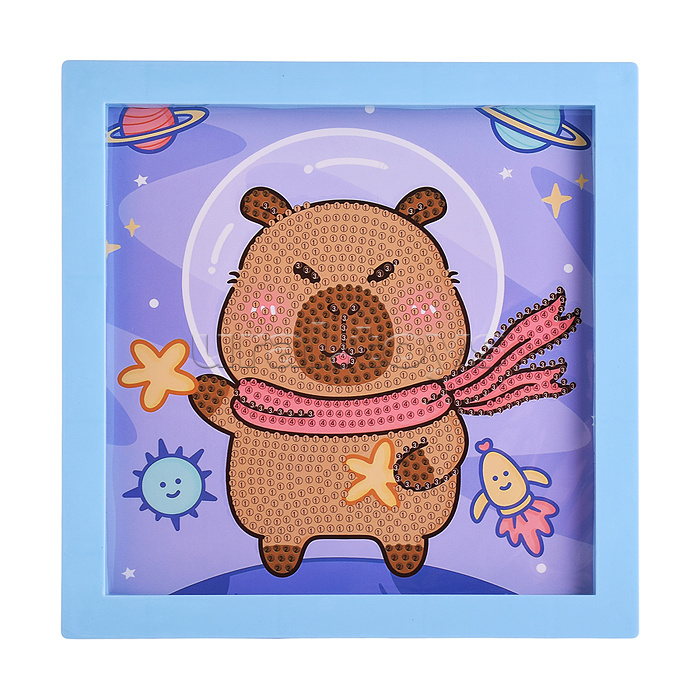 Мозаика алмазная "Капибара" 20*20см