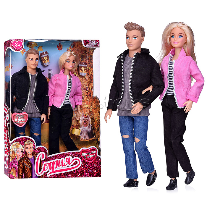 Кукла 29 см, руки и ноги сгибаются, в коробке