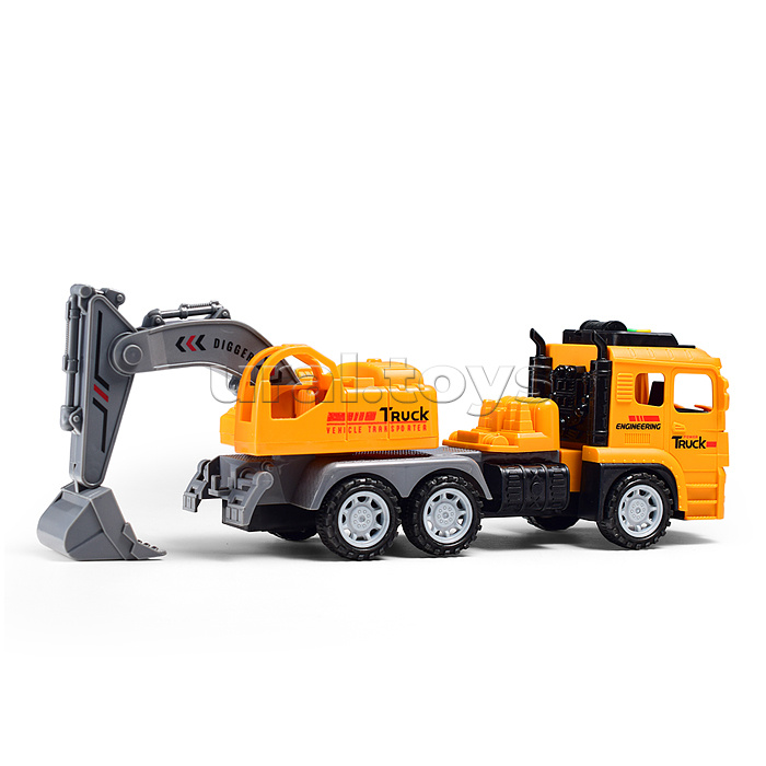 Машина "Автоэкскаватор" (свет, звук) в коробке