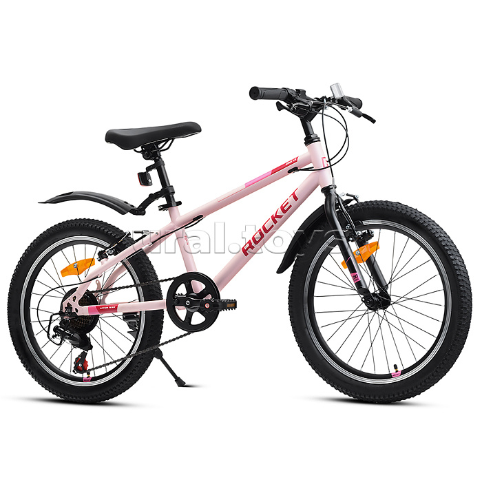 Велосипед 20" Rocket Crux 1.0 , цвет розовый, размер 11"