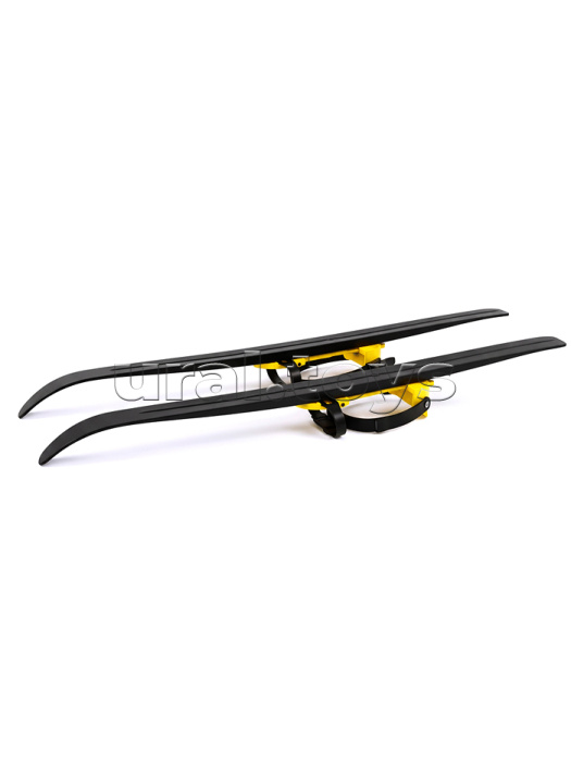 Лыжи детские "Пингвины" ROCKET SKI JUNIOR 90/90 см, универсальное крепление, с палками