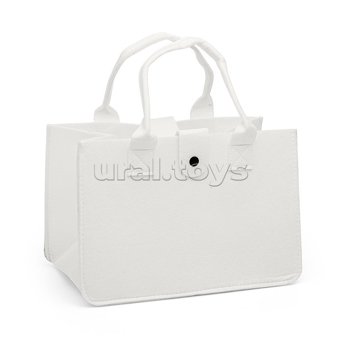 Сумка однотонная из фетра