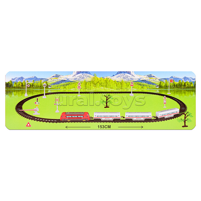 Железная дорога "Локомотив" в коробке