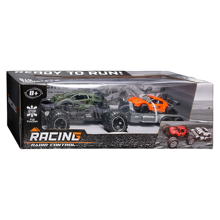 Машина "Вездеход с прицепом 5" р/у, 27 MHz, в коробке