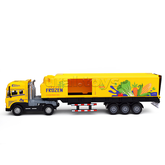 Машина "Фура- Авторефрижератор" (свет,звук) в коробке