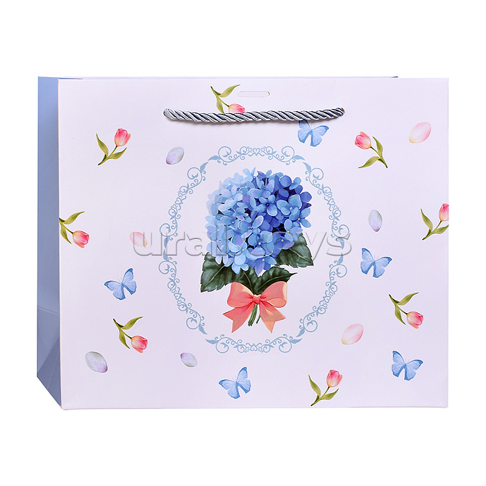 Пакет подарочный "Подарок весны" 24,5*29,5*9,5см.