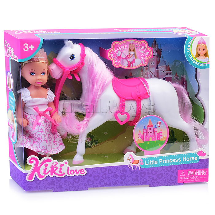 Кукла с лошадкой, в коробке