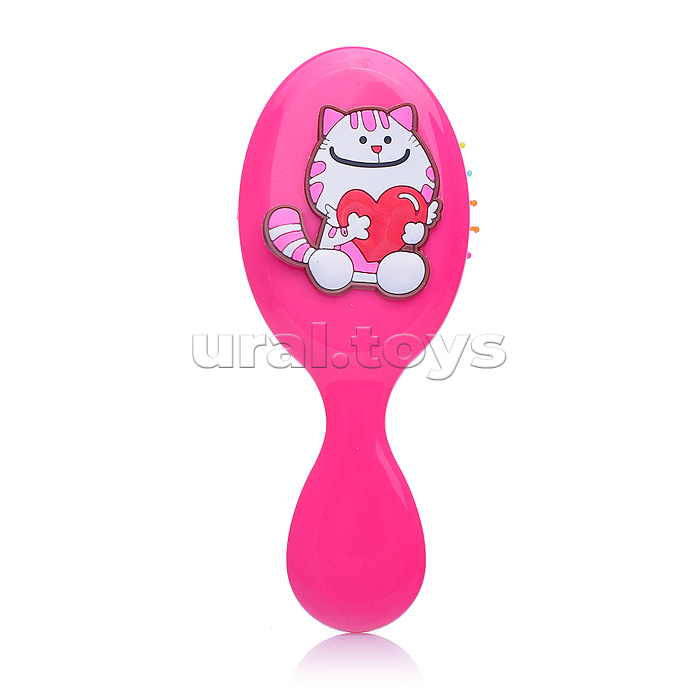 Расческа-мини массажная "Зверята" Микс Расческа-мини массажная "Зверята" Микс