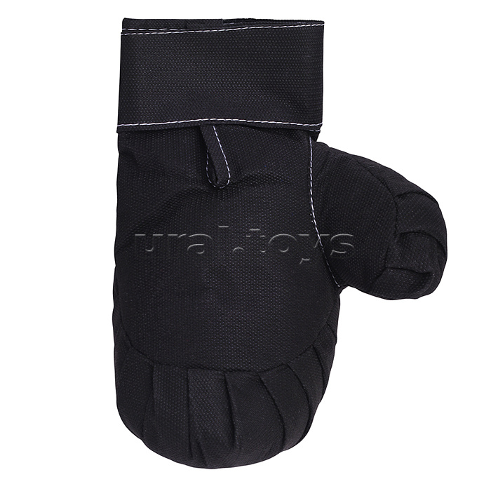 Боксерский набор №3А 50см (груша - экокожа; перчатки - текстиль) черный