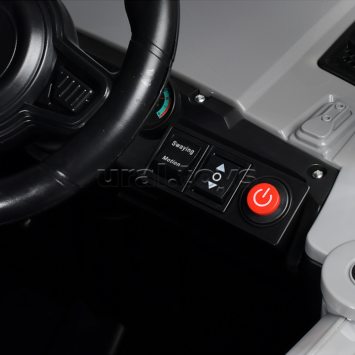 Электромобиль детский "Джип" (цвет серый)