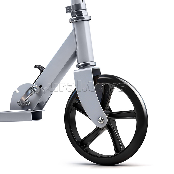 Самокат ROCKET колеса PU 200 мм, ABEC 7, белый (в пакете)