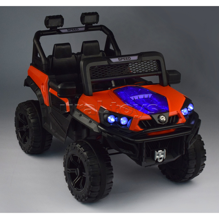 Электромобиль "Фиджи" на аккумуляторе, с р/у управлением, 12V4.5 двухприводный (красный)