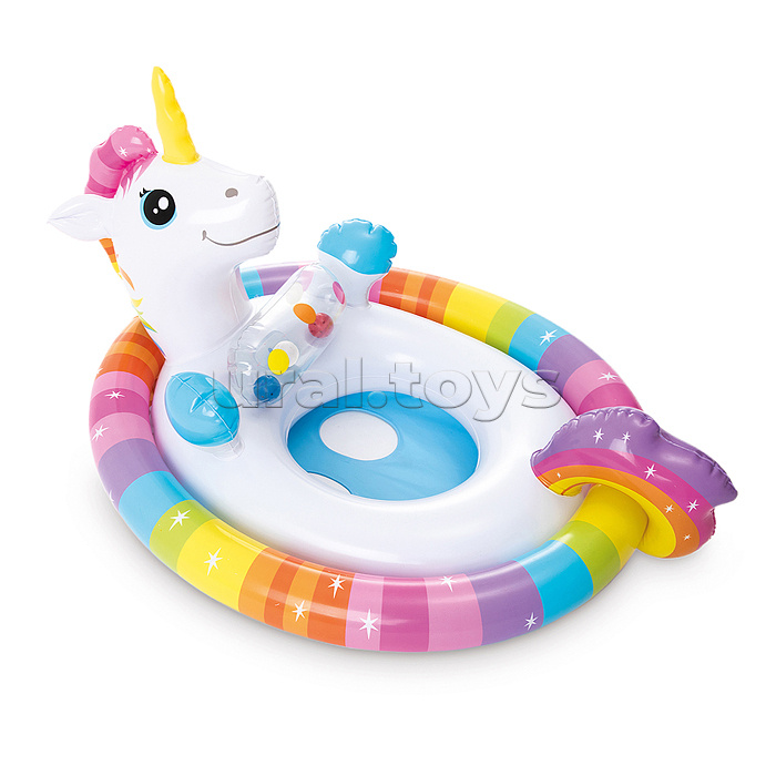 Круг для плавания "Зверюшки", с сиденьем, от 3-4 лет, цвета МИКС, 59570NP INTEX