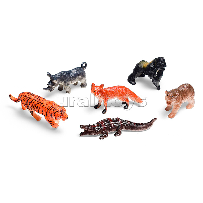 Набор животных "Дикий мир" в пакете