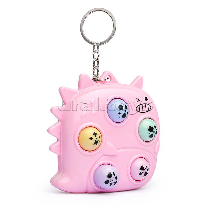 Игрушка - антистресс-брелок "Динозаврик" 7,5см.