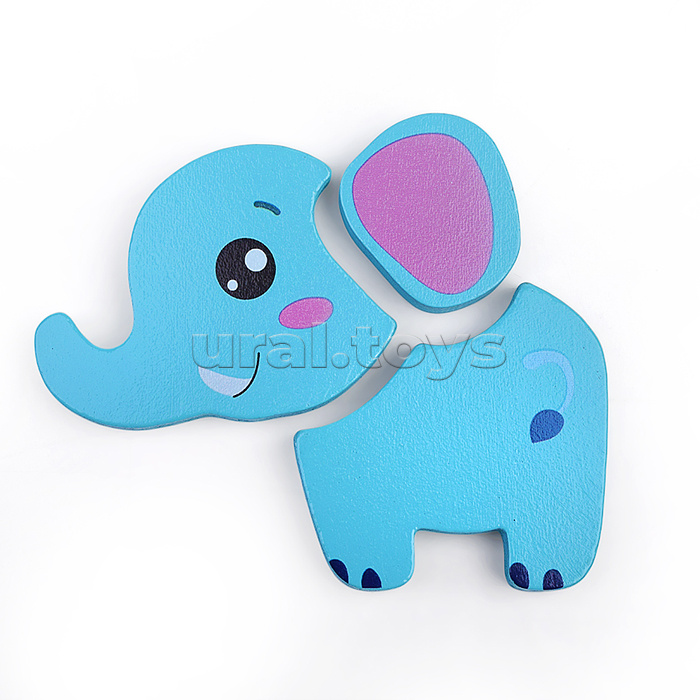 Пазл-вкладыш "Зоопарк"