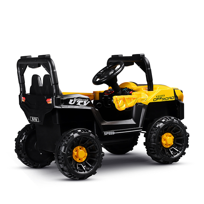 Электромобиль детский "Внедорожник" (цвет желтый)