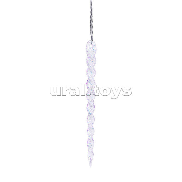 Набор новогодних украшений "Льдинки счастья" (6шт х 13 см)