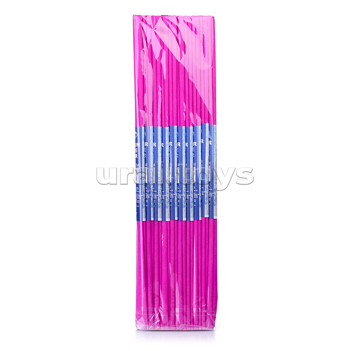 Набор цветной креповой бумаги для декоративных работ, 50x200cм, растяжение 20%, плотность 17г/м3,10шт, цвет розовый