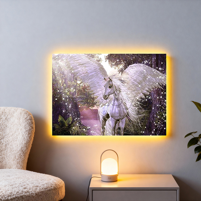 Мозаика алмазная "Волшебство" (светится в темноте) 20*30см.