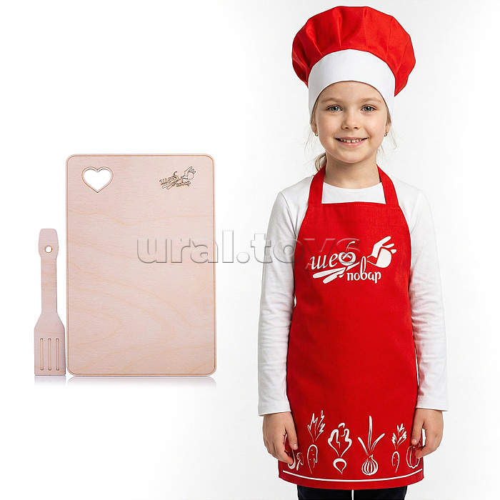 Набор "Шеф-повар" красный