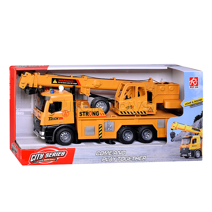 Машина "Автокран" 1:12, в коробке