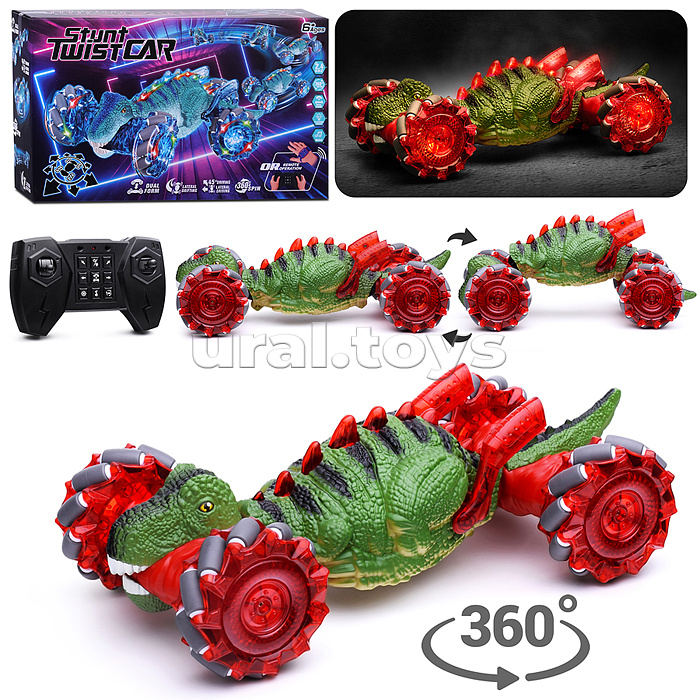 Машина "Dinosaur stunt car" р/у, 27 MHz, в коробке