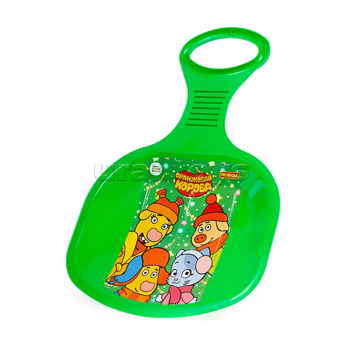 Санки "Ледянка" №2 "Оранжевая корова"