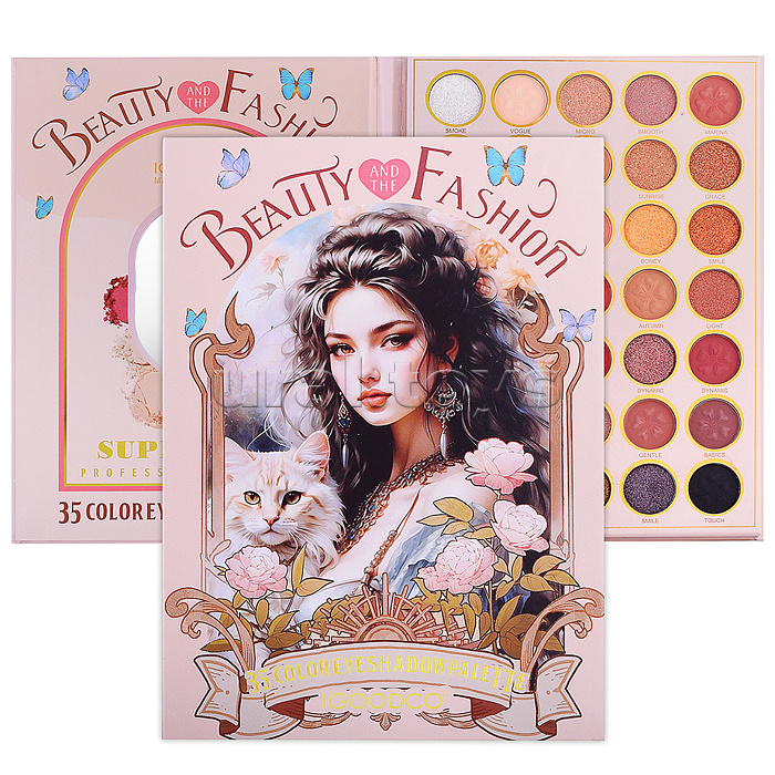 Косметика детская "Незнакомка с котом" (палетка теней)