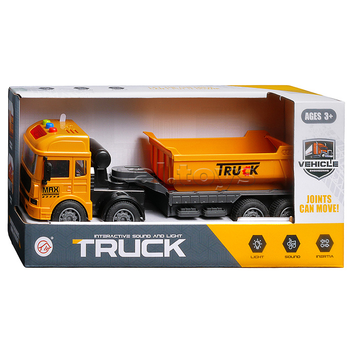 Машина "Рабочий камаз" в коробке