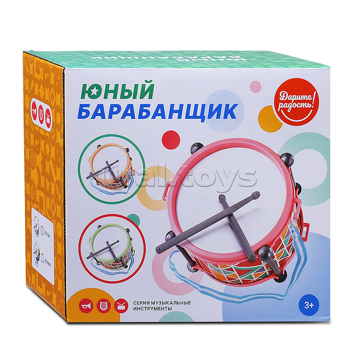 Барабан "Юный барабанщик" в коробке Барабан "Юный барабанщик" в коробке